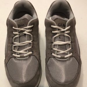 L.L. Bean Women's Comfort Fitness Walking Shoes, Suede Mesh Item 505864 - 8.5
